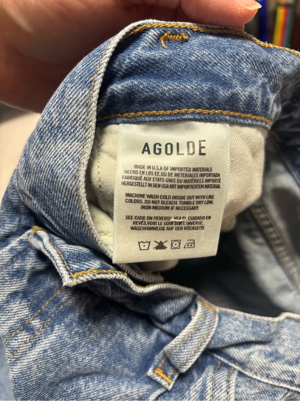 Agolde Ellis Trouser Jeans Size 25 - Picture 7 of 8